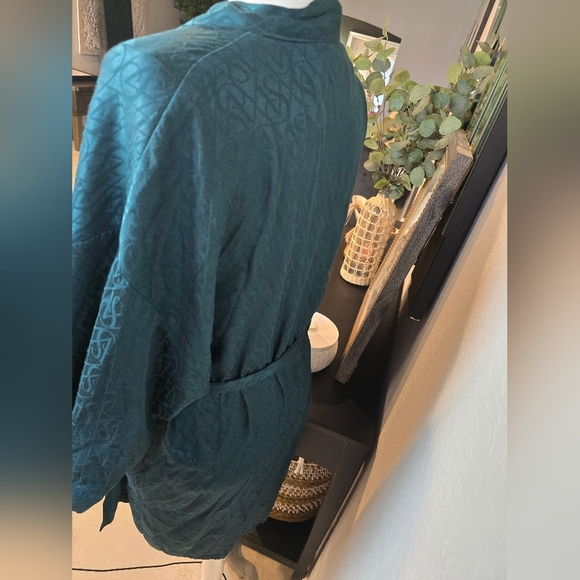 Victoria's Secret Green Satin Kimono Robe Size M - Picture 6 of 9